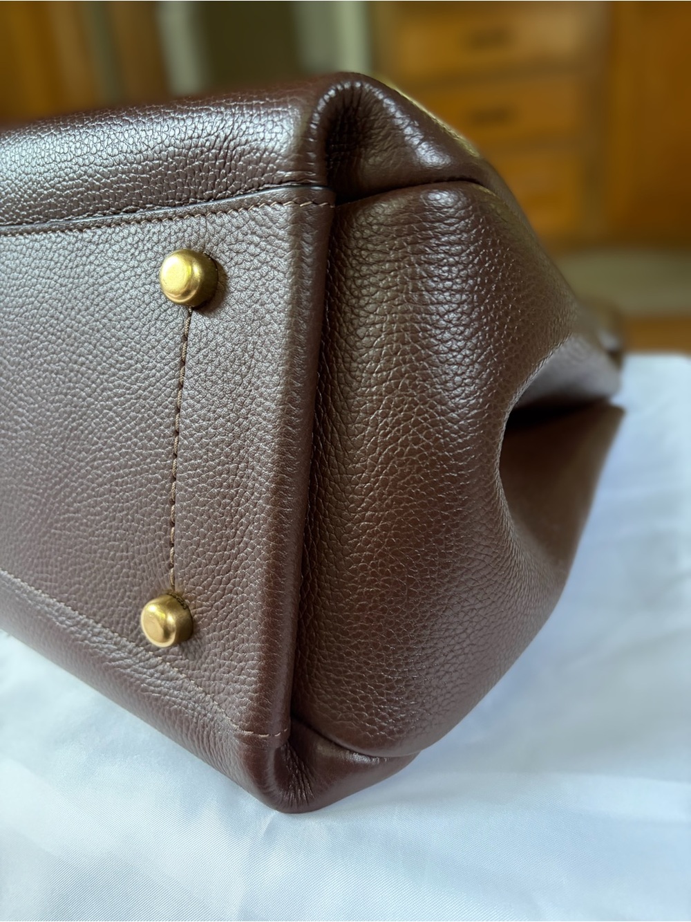 Authentic Coach Lana Shoulder Bag Leather - Maple *Largest of the 3 Lana bags* - Picture 9 of 16